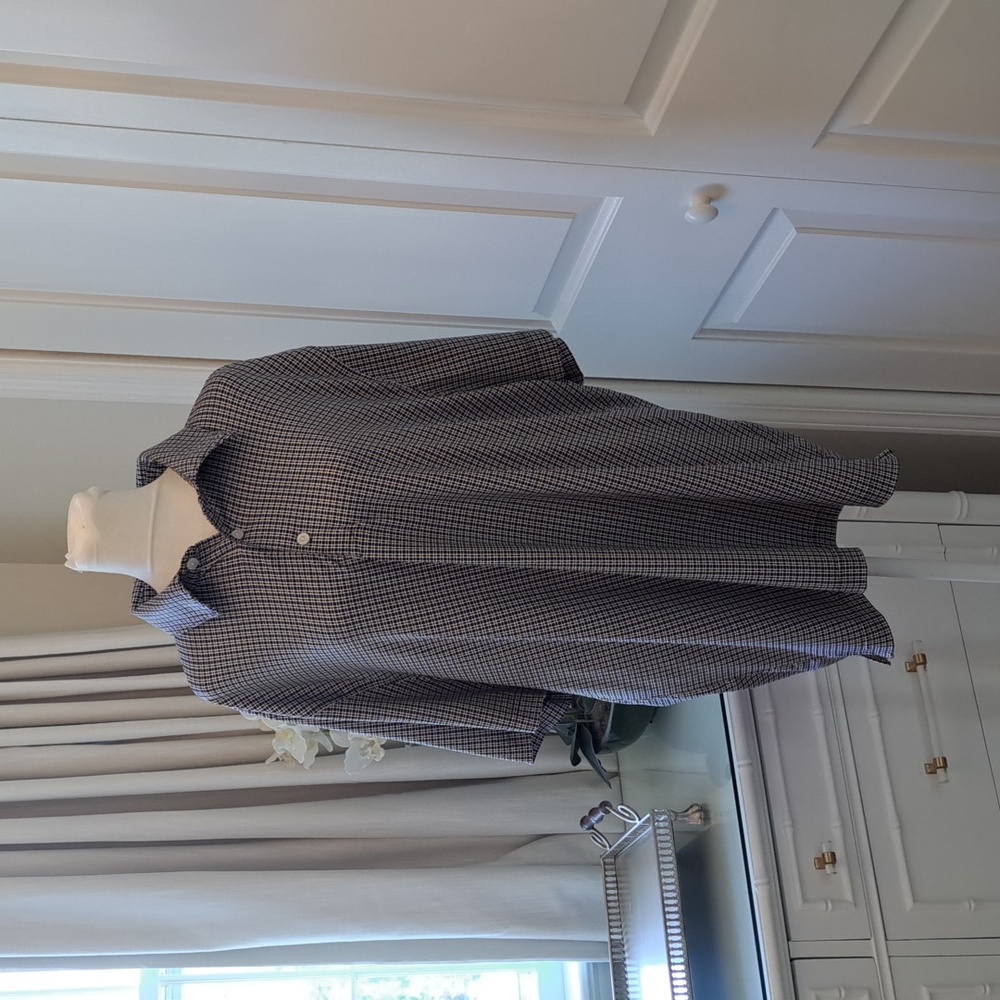 Cutter‎ & Buck Mens Performance UPF 50+ DRYTEC Golf Polo Shirt Black/White  XL